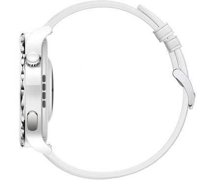 Smartwatch Huawei WATCH GT 3 Pro Frigga-B19V, Curea Ceramica, Alb 55028825