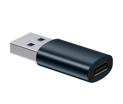 Adaptor OTG USB-C - USB-A Baseus Ingenuity, Albastru ZJJQ000103