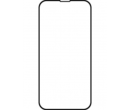 Folie de protectie Ecran OEM pentru Apple iPhone 13 Pro Max, Sticla securizata, Edge Glue, 9D, Neagra