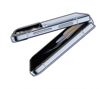 Husa TPU Spigen Air Skin pentru Samsung Galaxy Z Flip4 F721, Transparenta ACS05112 