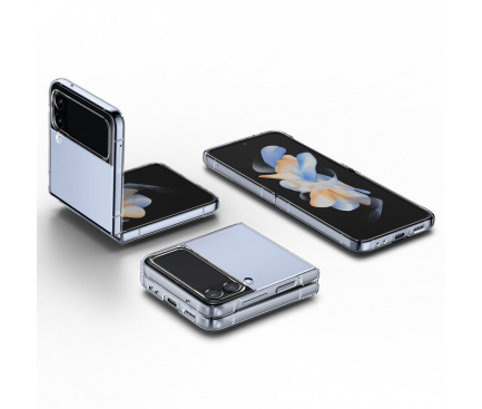 Husa TPU Spigen Air Skin pentru Samsung Galaxy Z Flip4 F721, Transparenta ACS05112 