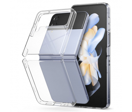 Husa pentru Samsung Galaxy Z Flip4 F721, Ringke, Slim, Transparenta