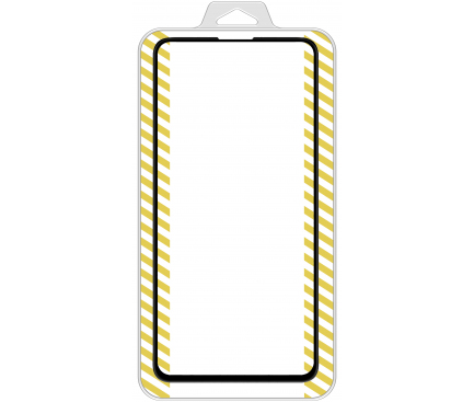 Folie de protectie Ecran OEM pentru Samsung Galaxy S10 G973, Sticla securizata, Full Glue, 5D, Neagra