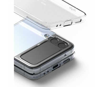 Folie Protectie Ecran (Mini Display) Ringke ID Glass pentru Samsung Galaxy Z Flip4, Sticla securizata, 2.5D, 9H, Set 3 bucati 