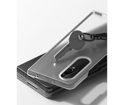 Husa Plastic Ringke Slim pentru Samsung Galaxy Z Fold4, Matte, Transparenta 