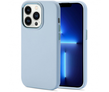 Husa TPU Tech-Protect Liquid pentru Apple iPhone 14 Pro Max, Bleu 