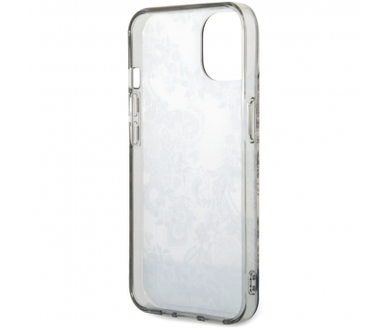 Husa Plastic - TPU Guess Toile De Jouy pentru Apple iPhone 14 Plus, Gri GUHCP14MHGPLHG 