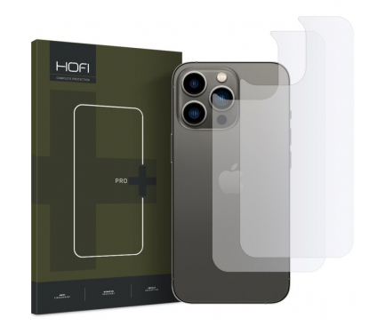 Folie de protectie Spate HOFI HYDROFLEX PRO+ pentru Apple iPhone 14 Pro Max, HydroGel, Set 2 bucati HOFI278