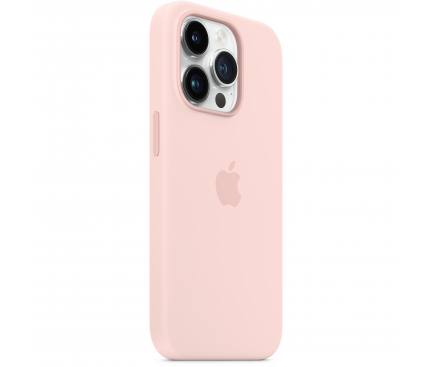 Husa Silicon Apple iPhone 14 Pro Max, MagSafe, Roz (Chalk Pink) MPTT3ZM/A 