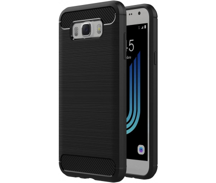 Husa pentru Samsung Galaxy J5 (2016) J510, OEM, Carbon, Neagra