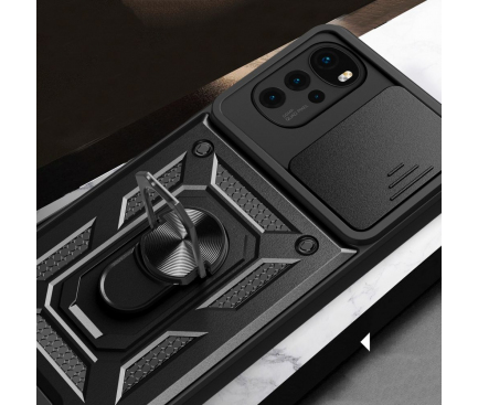 Husa pentru Motorola Moto E32s / E32 / G22, Tech-Protect, CamShield Pro, Neagra