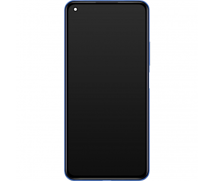 Display cu Touchscreen Xiaomi 11 Lite 5G NE, cu Rama, Albastru (Bubblegum Blue), Service Pack 5600050K9D00