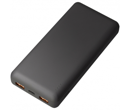 Baterie Externa UNIQ Fuele Max, 20000mAh, 60W, QC + PD, 2 x USB-A - 1 x USB-C, Neagra, Resigilata