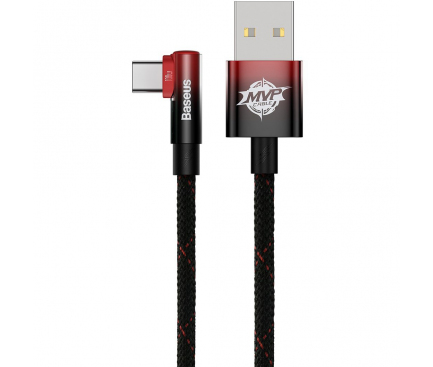 Cablu Date si Incarcare USB-A - USB-C Baseus MVP 2, 100W, 2m, Rosu