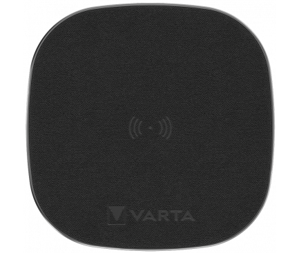 Incarcator Retea Wireless Varta Charger Pro, Quick Charge, 15W, Negru 