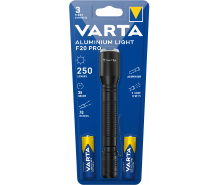 Lanterna LED Varta F20 PRO, 250lm