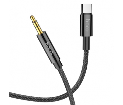 Cablu Audio USB-C - 3.5mm HOCO UPA19, 1m, Negru