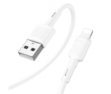 Cablu Date si Incarcare USB-A - Lightning HOCO X83 Victory, 18W, 1m, Alb