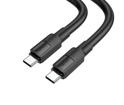 Cablu Date si Incarcare USB-C - USB-C HOCO X84 Solid, 60W, 1m, Negru