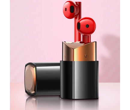Handsfree Casti Bluetooth XO Design G5 Twilight Lipstick, TWS, SinglePoint, Negru 