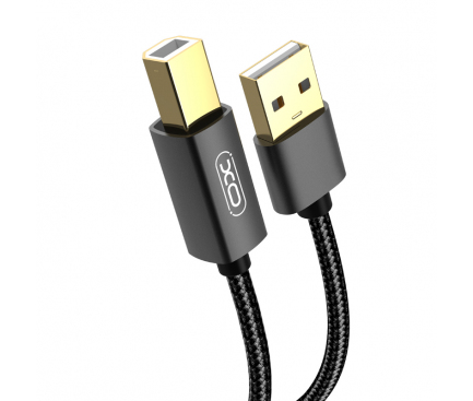 Cablu Imprimanta XO Design GB010A, USB-A - USB-B, 1.5m, Negru