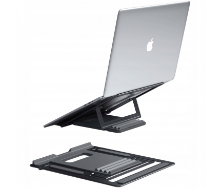 Stand Laptop XO Design C78, Aluminiu,Negru 