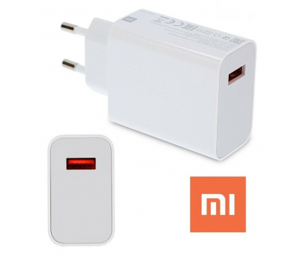 Incarcator Retea USB Xiaomi MDY-12EW, Quick Charge, 50W, 1 X USB, Alb, Swap 