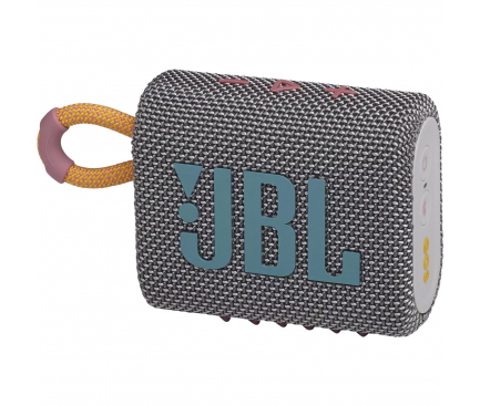 Boxa Portabila Bluetooth JBL GO 3, 4.2W, Pro Sound, Waterproof, Gri JBLGO3GRY