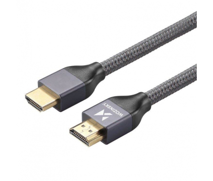 Cablu Video WZK, HDMI - HDMI, 8K, 1m, Gri WHDMI-10