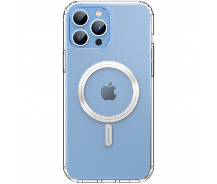 Husa MagSafe pentru Apple iPhone 14 Pro, DUX DUCIS, Clin, Transparenta