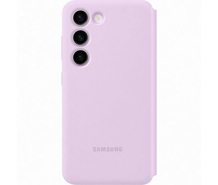 Husa pentru Samsung Galaxy S23 S911, S-View Wallet, Lila EF-ZS911CVEGWW