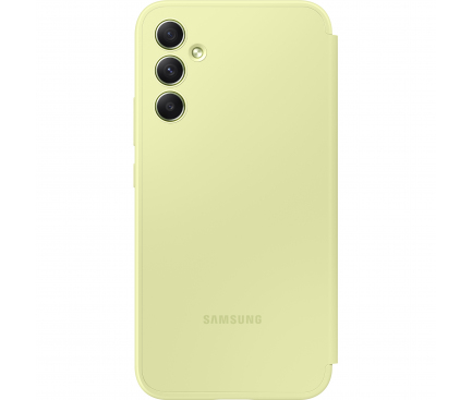 Husa pentru Samsung Galaxy A34 A346, S-View Wallet, Verde EF-ZA346CGEGWW