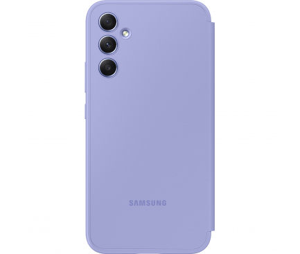Husa pentru Samsung Galaxy A34 A346, S-View Wallet, Mov EF-ZA346CVEGWW