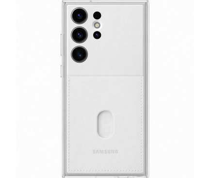Husa pentru Samsung Galaxy S23 Ultra S918, Frame Cover, Alba EF-MS918CWEGWW