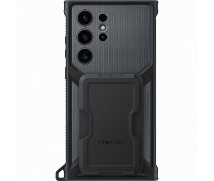 Husa pentru Samsung Galaxy S23 Ultra S918, Rugged Gadget Case, Neagra EF-RS918CBEGWW