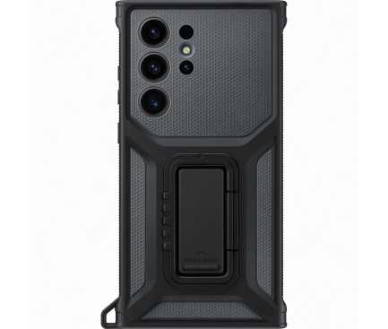 Husa pentru Samsung Galaxy S23 Ultra S918, Rugged Gadget Case, Neagra EF-RS918CBEGWW