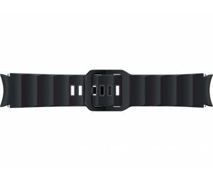 Curea Samsung Rugged Sport pentru Galaxy Watch6 / Classic / Watch5 / Pro / Watch4 Series, 20mm, S/M, Neagra ET-SDR90SBEGEU