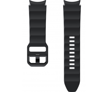 Curea Rugged Sport Samsung Watch5 Pro / Watch5 / Watch4 Series, 20mm, M/L, Neagra ET-SDR91LBEGEU