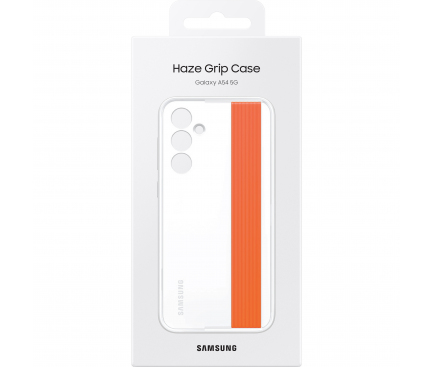 Husa pentru Samsung Galaxy A54 A546, Haze Grip Case, Alba EF-XA546CWEGWW