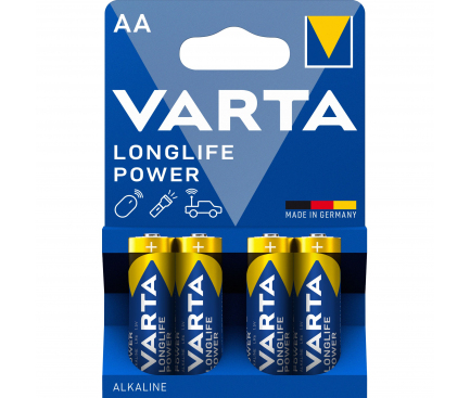 Baterie Varta Longlife Power 4906, AA / LR6, Set 4 bucati 04906121414