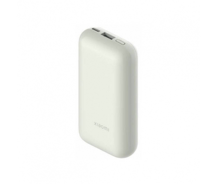 Baterie Externa Xiaomi Pocket Edition Pro, 10000mAh, 33W, QC + PD, 1 x USB-A - 1 x USB-C, Bej BHR5909GL