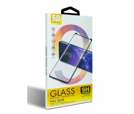 Folie de protectie Ecran OEM pentru Motorola Moto E32s / E32, Sticla securizata, Full Glue, Neagra