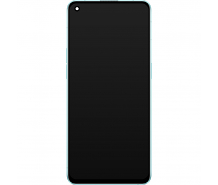 Display cu Touchscreen Oppo Reno6 5G, cu Rama, Albastru, Service Pack 4907750
