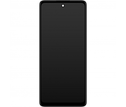 Display cu Touchscreen Motorola Moto G51 5G, cu Rama, Negru, Service Pack 5D68C20028