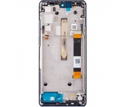 Display cu Touchscreen Motorola Moto G200 5G, cu Rama, Albastru, Service Pack 5D68C20181