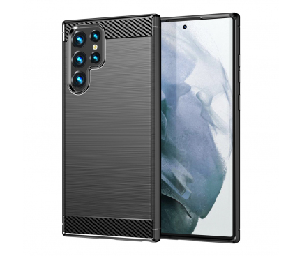 Husa pentru Samsung Galaxy S23 Ultra S918, OEM, Carbon, Neagra