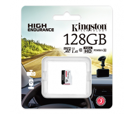 Card Memorie microSDXC Kingston Endurance, 128Gb, Clasa 10 / UHS-1 U1 SDCE/128GB