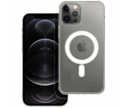 Husa MagSafe pentru Apple iPhone 12 Pro, OEM, Clear, Transparenta