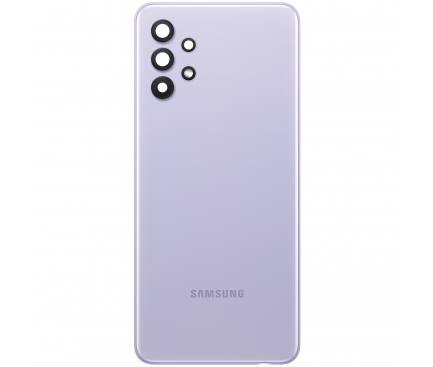 Capac Baterie Samsung Galaxy A32 5G A326, cu Geam Blitz - Geam Camera Spate, Mov, Swap