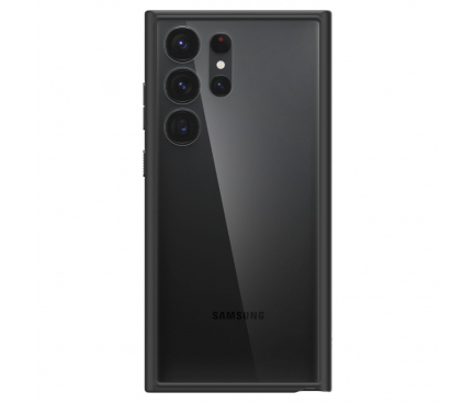 Husa pentru Samsung Galaxy S23 Ultra S918, Spigen, Ultra Hybrid, Neagra ACS05618